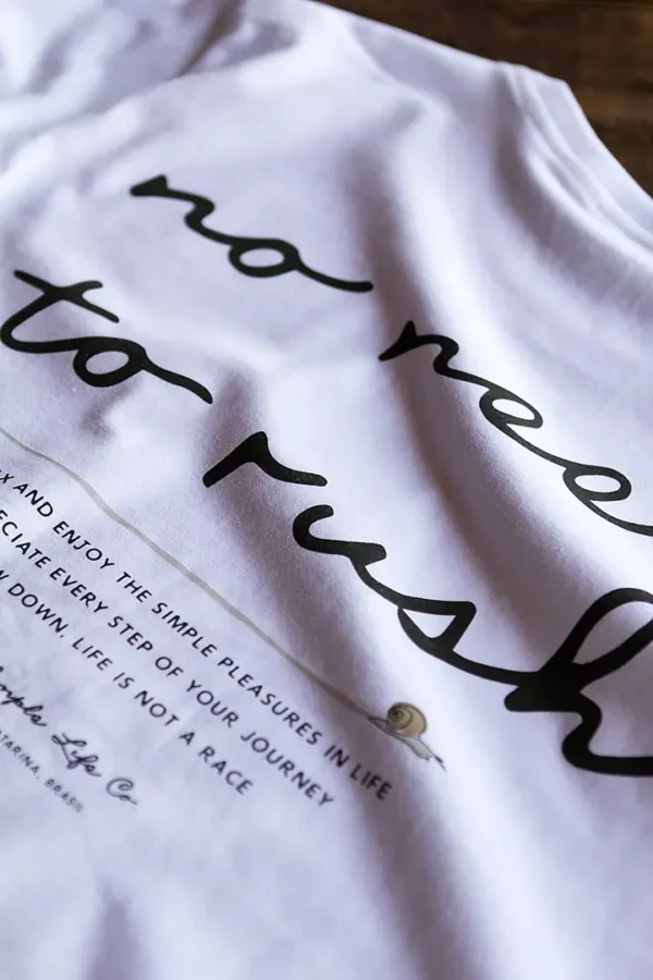 Camiseta no rush