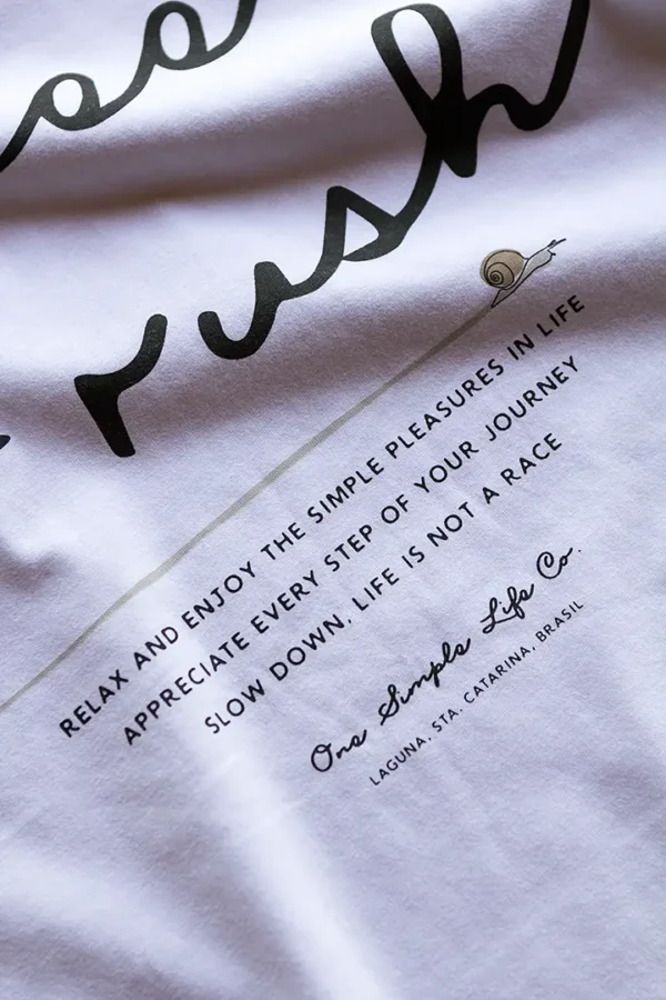 Camiseta no rush