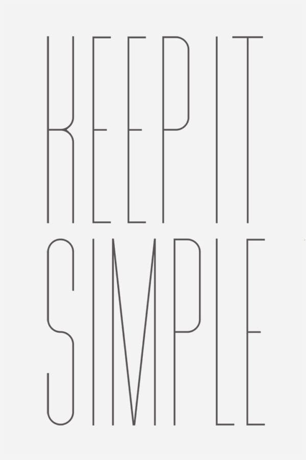 Keepitsimple art by gaba